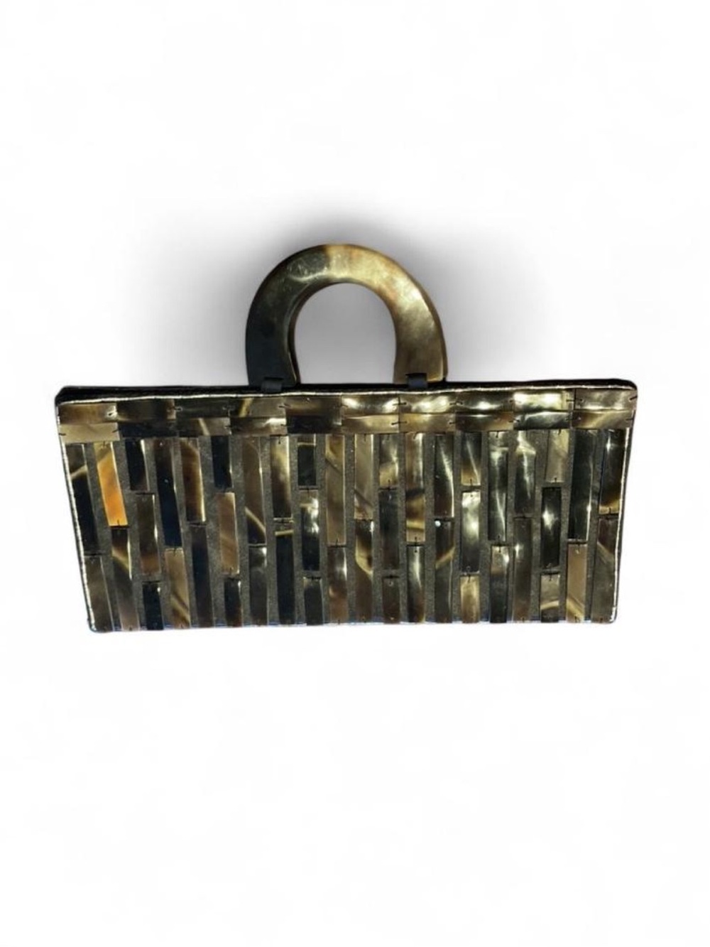 Vintage Horn Tile Handbag